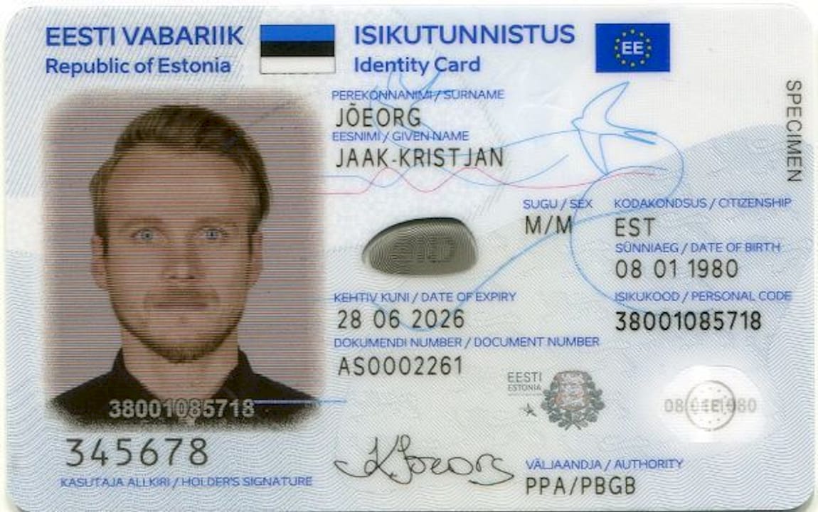 Estonian identity card - Wikipedia