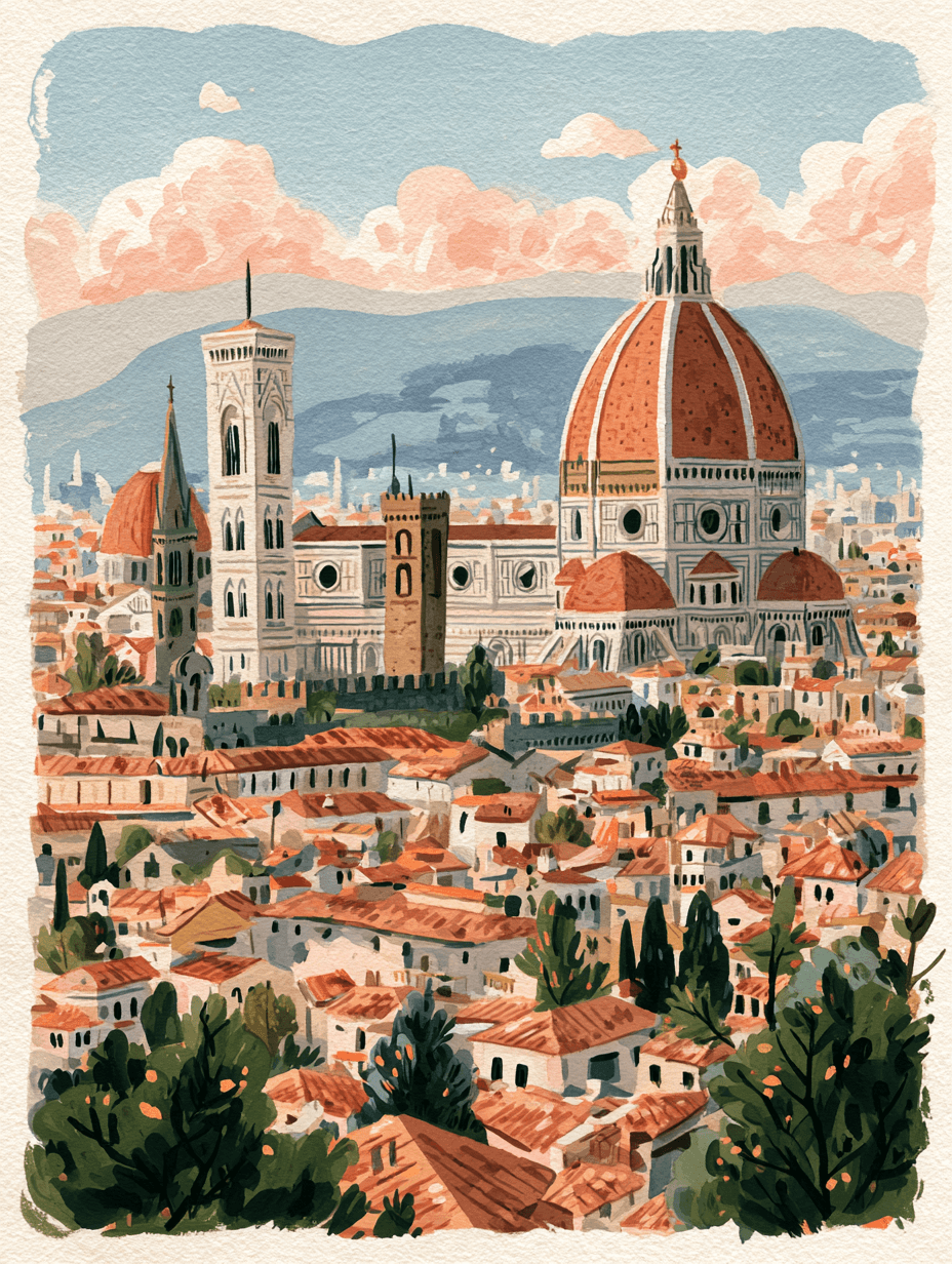 Florence skyline with the Duomo, illustrating Italian citizenship by descent
